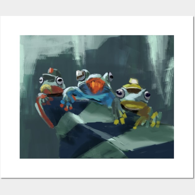 Deep Frog Galactic Wall Art by Morridis